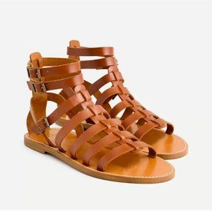 J.Crew Women's $148 Leather Gladiator Sandals